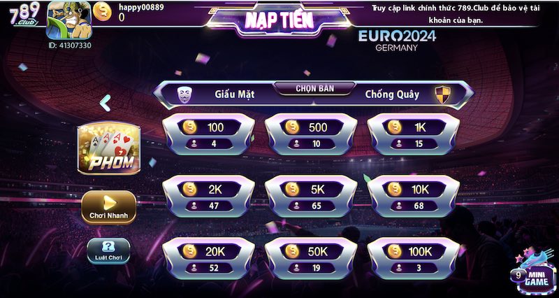 Lý do nên ​​tải game bài đổi thưởng tặng vốn tại 789club